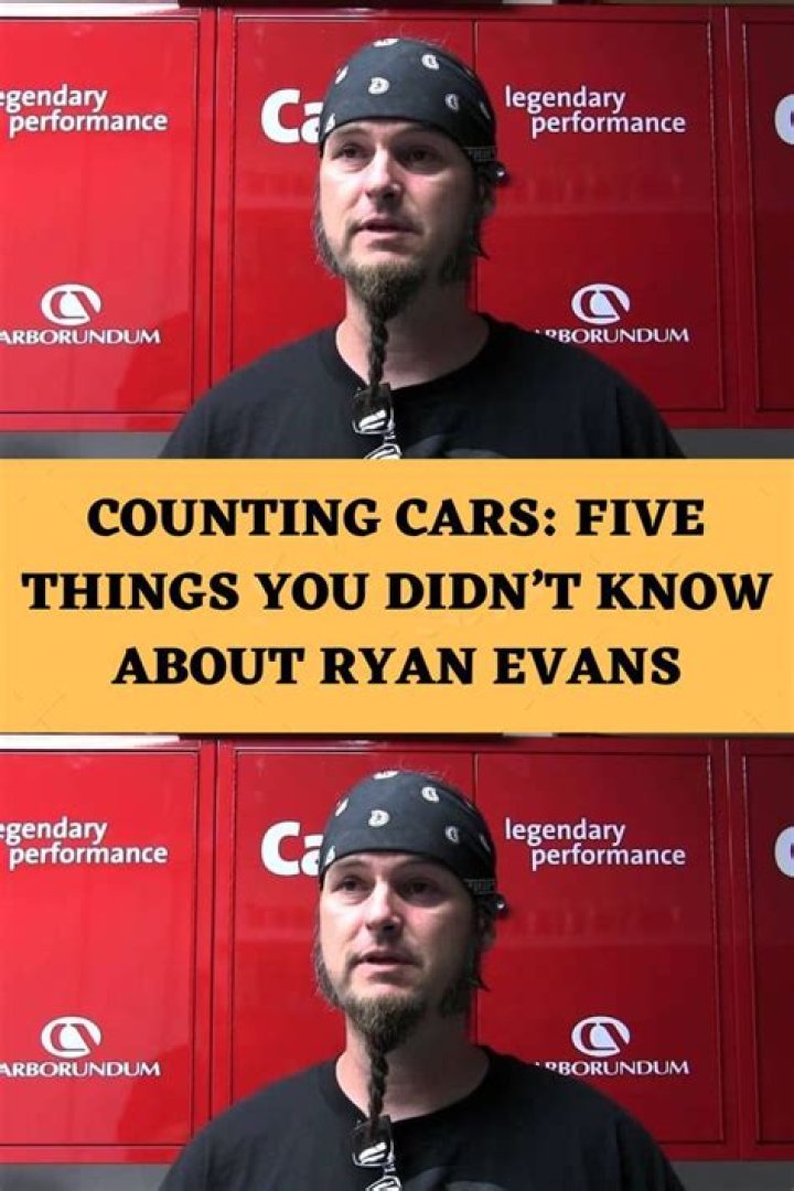 About Ryan Evans Counting Cars | Wikipedia