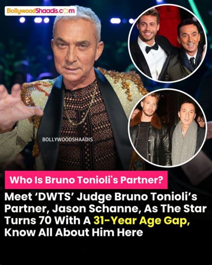 Bruno Tonioli's Journey To Marital Bliss With Jason Schanne