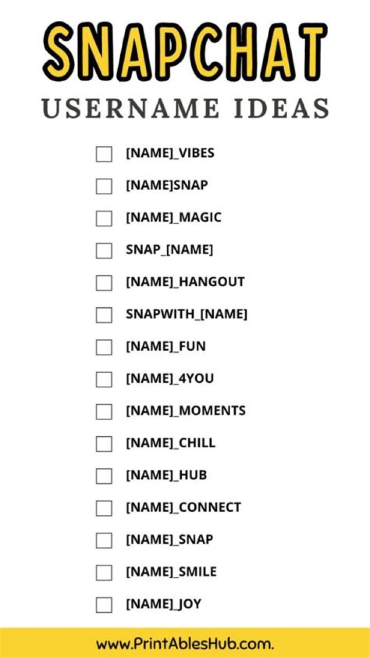 Creative And Unique Snapchat Name Ideas To Stand Out