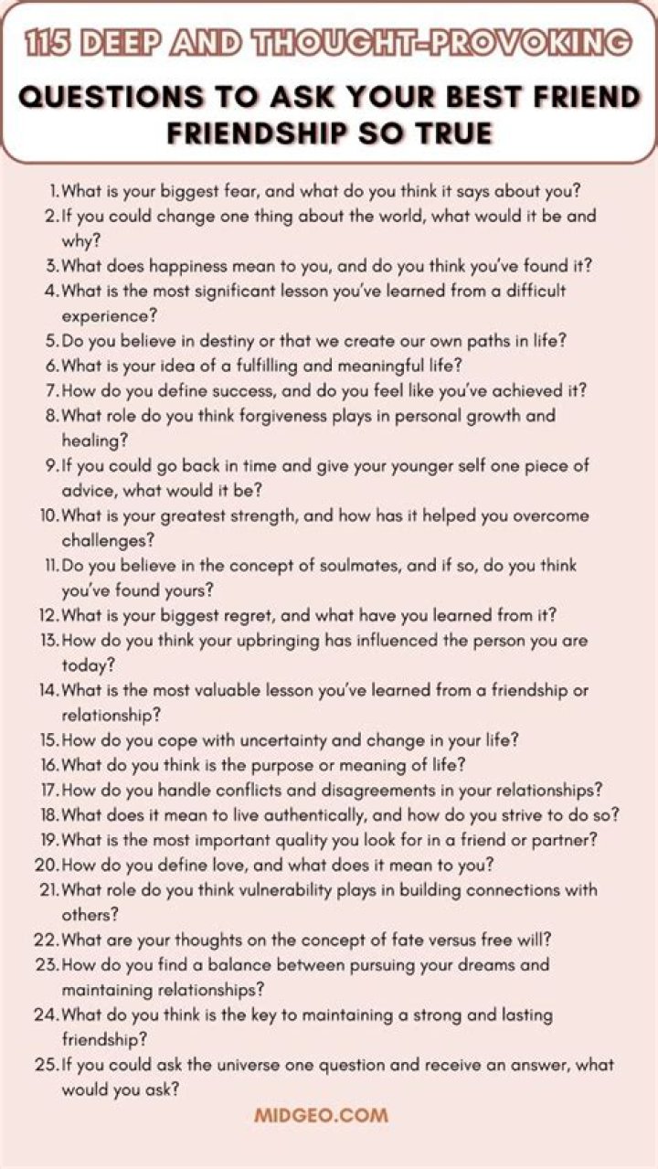 Deep Questions To Explore Your Friendships